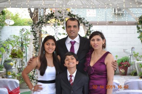 Shanta and her family